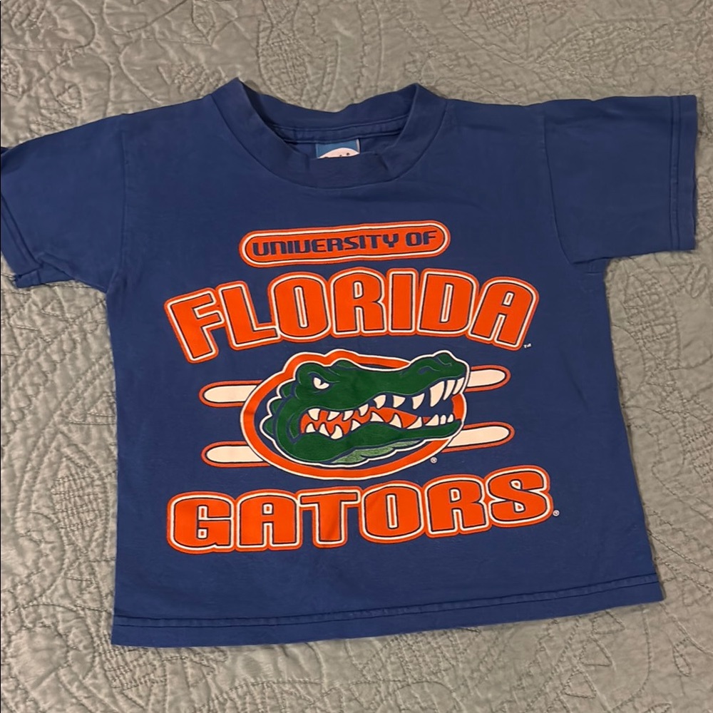 Pacifica Blue and Orange Short Sleeve  vintage Florida Gators Tee